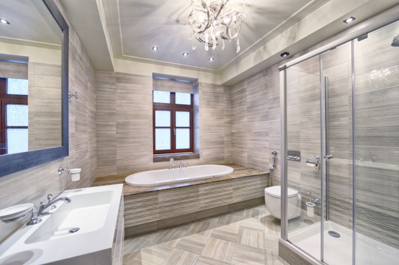 Luxury Bathroom with Custom Features